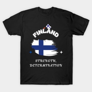 Finnish Pride, Strength Determination T-Shirt
